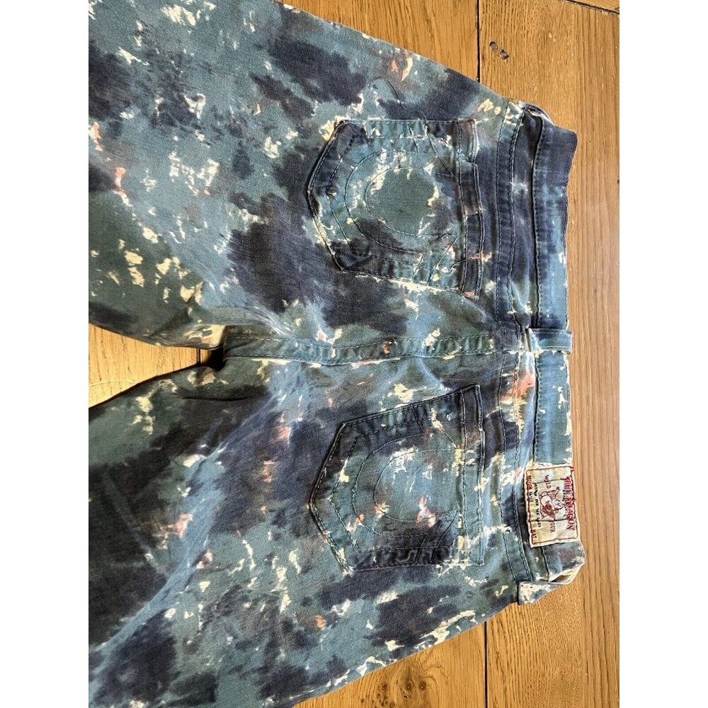 True Religion Halie Tie Dye Jeans Mens? Size 31 Modern Designer Preppy‎ Party - Picture 14 of 16
